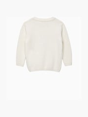 Trotters London Little Winter Dasher White Jumper - Image 2 of 3