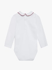 Trotters London Little Milo Piped White Bodysuit - Image 2 of 3