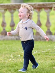 Trotters London Natural Little Oatmeal Herbie And Wilbur Jumper - Image 1 of 1