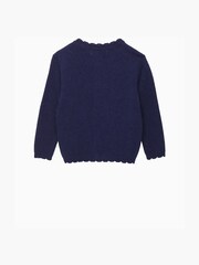 Trotters London Blue Little Navy Scottie Cardigan - Image 2 of 3