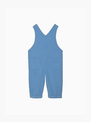 Trotters London Blue Little French Sebastian Car 100% Cotton Dungarees - Image 3 of 4