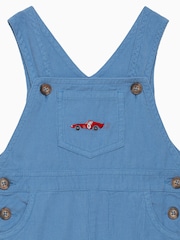 Trotters London Blue Little French Sebastian Car 100% Cotton Dungarees - Image 4 of 4