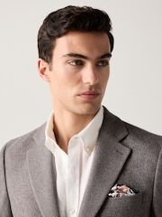 Grey Slim Fit Soft Touch Textured Jersey Blazer - Image 5 of 10