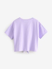 Morado - 100% Cotton Sequin Animal Heart Print T-Shirt (3-16yrs) - Imagen 3 de 5