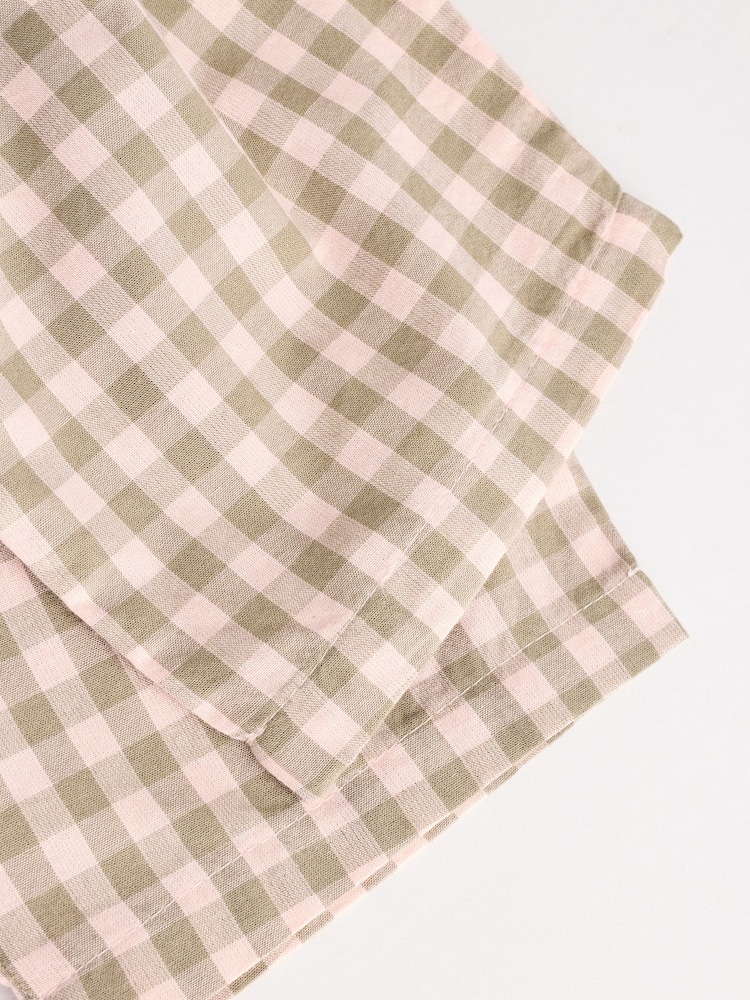 Green Gingham 3 Piece Baby Long Sleeve Bodysuit, Trousers & Gilet Set (0mths-2yrs) - Image 19 of 19