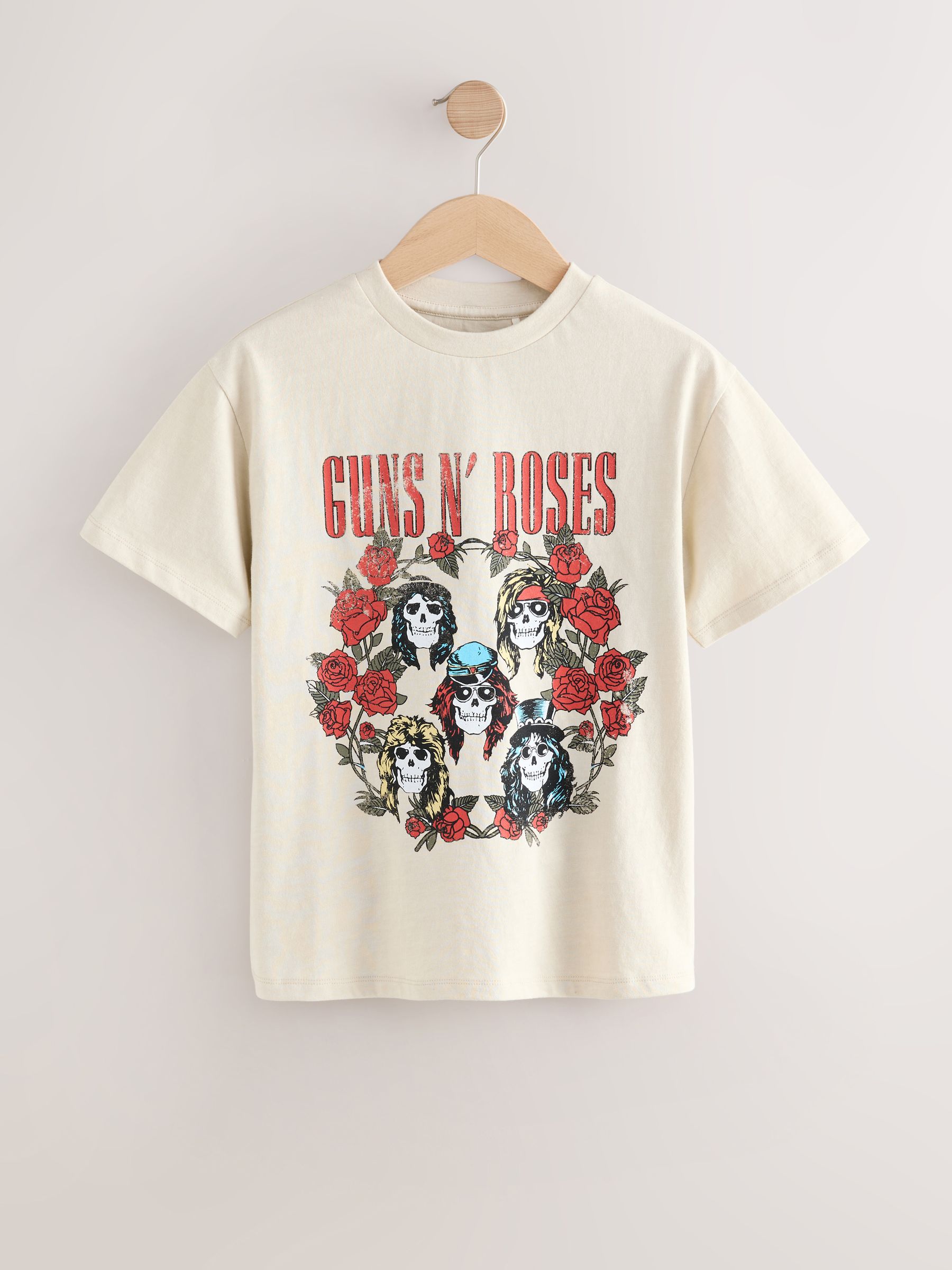 Buy Cream Guns and Roses License Band T-Shirt (3-16yrs) from Next USA