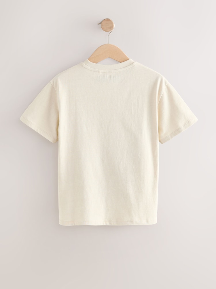 Cream Guns and Roses License Band T-Shirt (3-16yrs) - Image 6 of 8