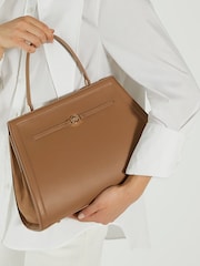 Dune London Brown Dante L Large Top Handle Lady Bag - Image 5 of 5