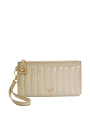 Dune London Gold Starlette Quilted Wristlet Pouch - Image 1 of 5
