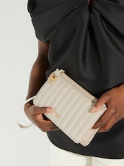 Dune London Gold Starlette Quilted Wristlet Pouch - Image 5 of 5