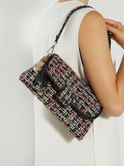 Dune London Black Chelsea Pillow Leather Shoulder Bag - Image 1 of 1