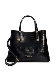 Dune London Black Dorry Large Unlined Tote Bag - Image 1 of 5