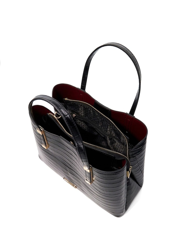 Schwarz - Dune London Dorry Große, ungefütterte Tote-Tasche - Bild 2 von 5 Schwarz - Dune London Dorry Große, ungefütterte Tote-Tasche - Bild 2 von 5