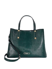 Dune London Green Dorry Large Unlined Tote Bag - Image 1 of 5