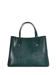 Dune London Green Dorry Large Unlined Tote Bag - Image 2 of 5