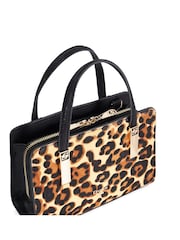Dune London Animal Print Dinkydenbeigh Mini Branded Handle Tote Bag - Image 4 of 5