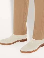 Dune London Cream Solihull Oxford Brogues - Image 1 of 6