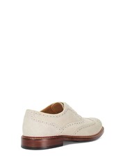 Dune London Cream Solihull Oxford Brogues - Image 3 of 6