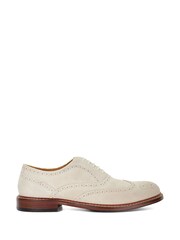 Dune London Cream Solihull Oxford Brogues - Image 4 of 6