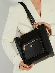 Dune London Black Duckie Medium Bucket Bag - Image 1 of 5