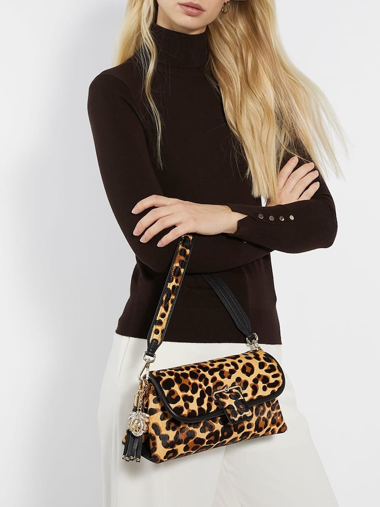 Dune London Animal Chelsea Pillow Leather Shoulder Bag - Image 5 of 5