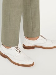 Dune London White Solihull Oxford Brogues - Image 1 of 6