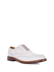 Dune London White Solihull Oxford Brogues - Image 2 of 6