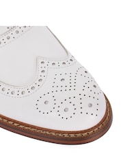 Dune London White Solihull Oxford Brogues - Image 6 of 6