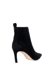 Dune London Black Standard Fit Obsessively Mid Set Back Point Heeled Ankle Boots - Image 3 of 5