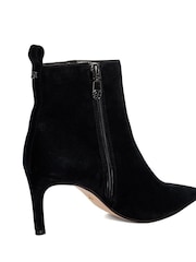 Dune London Black Standard Fit Obsessively Mid Set Back Point Heeled Ankle Boots - Image 5 of 5