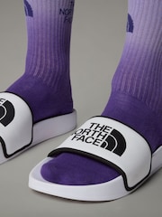The North Face White with black Print Mens Base Camp III Slides - Image 2 of 8