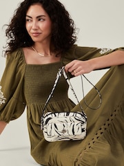 Accessorize Black Small Twist Lock Crossbody Bag - Image 4 of 4