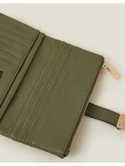 Accessorize Green Push Lock Wallet - Image 3 of 3