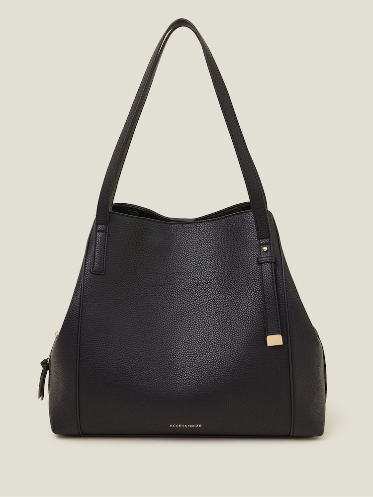 Accessorize Black Bucket Shoulder Bag - Image 1 of 2