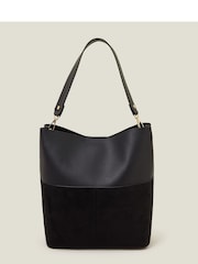 Accessorize Black Bucket Shoulder Bag - Image 1 of 4