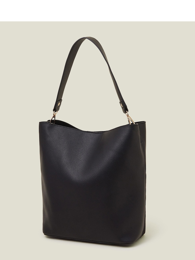 Accessorize Black Bucket Shoulder Bag - Image 2 of 4
