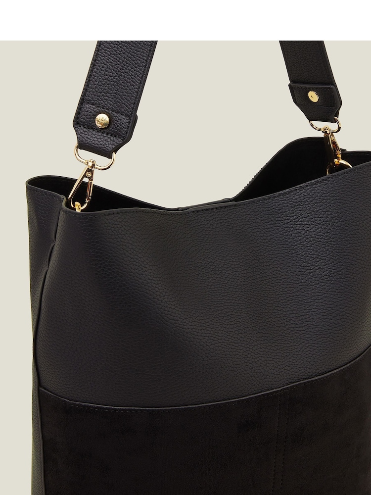 Buy Accessorize Black Bucket Shoulder Bag from Next Oman