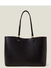 حقيبة يد كبيرة مزينة بقطع معدنية تصميم Tote من Accessorize - صورة 1 من 4
