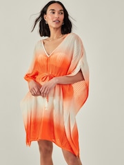 Accessorize Orange Ombre Kaftan - Image 1 of 4