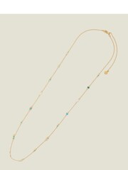 Accessorize Gold Tone 14ct Long Beaded Necklace - Image 1 of 3