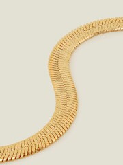 Accessorize Gold Tone Z Fancy Snake Chain - Image 1 of 3