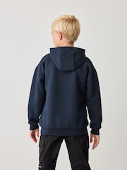 Baker by Ted Baker Textured 100% Cotton Hoodie - Image 3 of 8