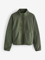 Athleta Green Overlook Microfleece Jumper Fleece - Image 1 of 4