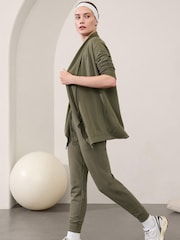 Athleta Green Pranayama Restore Long Wrap Cardigan - Image 3 of 3