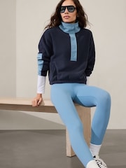 Athleta Blue Overlook Microfleece Jumper - Image 1 of 3