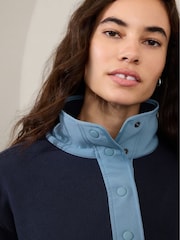 Athleta Blue Overlook Microfleece Jumper - Image 3 of 3