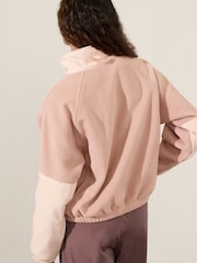 Athleta Beige Overlook Microfleece Jumper - Image 2 of 3
