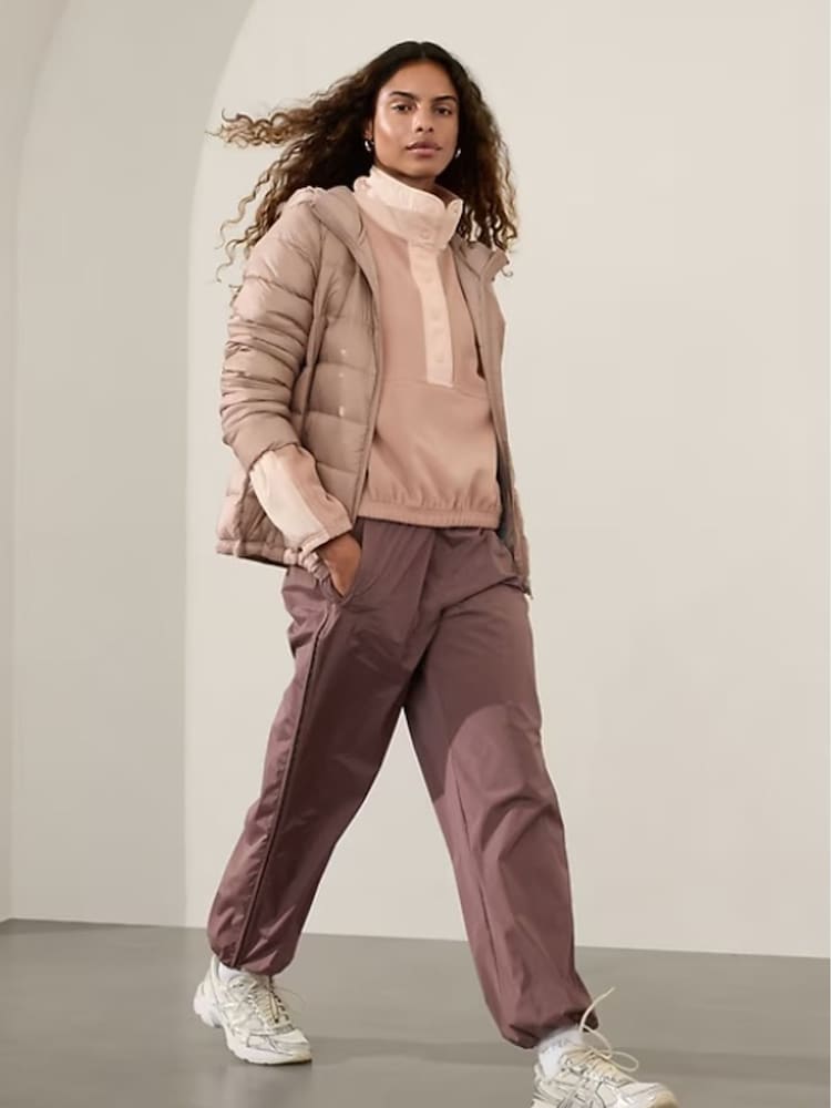 Athleta Beige Overlook Microfleece Jumper - Image 3 of 3