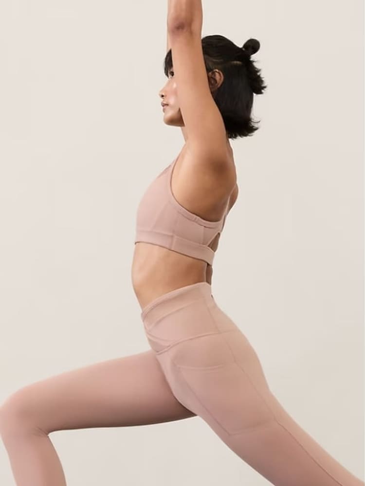 Athleta Pink Vital Mesh Bra - Image 2 of 3 Athleta Pink Vital Mesh Bra - Image 2 of 3