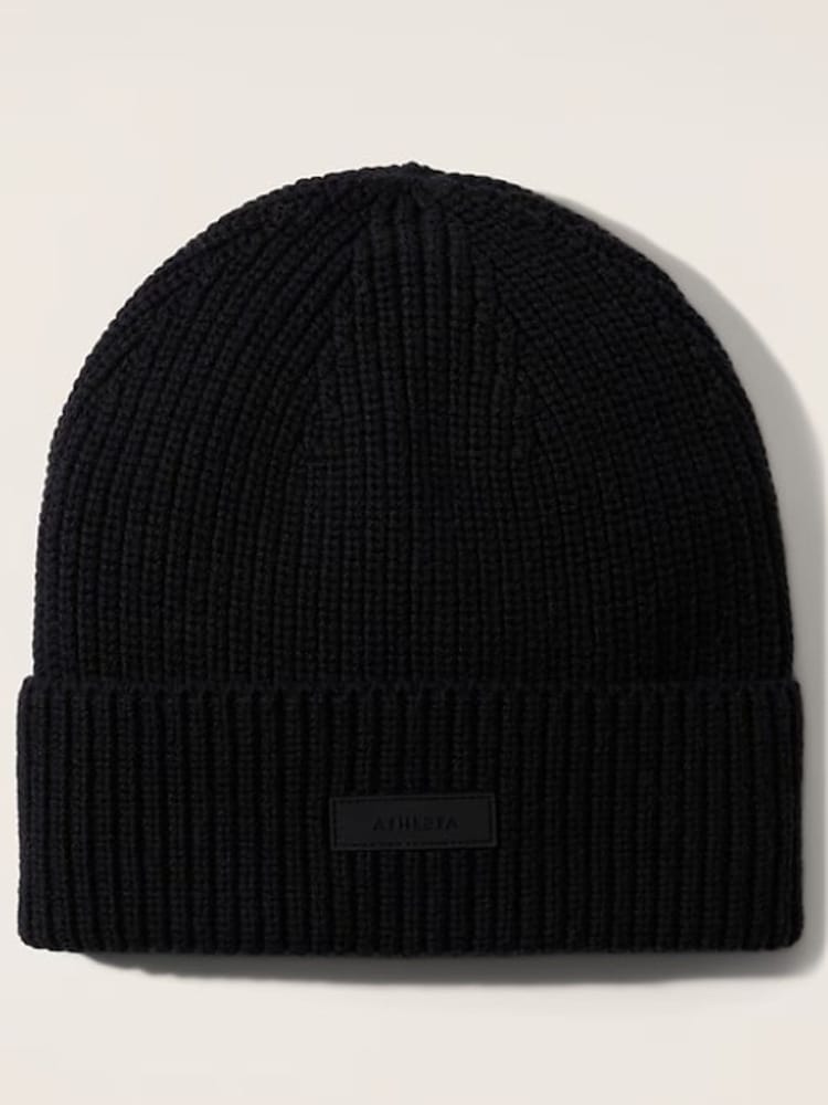 črna - Athleta Cosy Hour Ribbed čepica klobuki in kape; pokrivala - Slika 2 iz 3